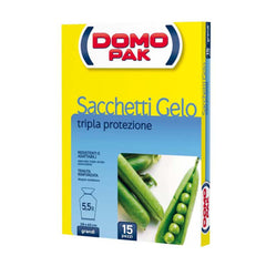 DOMO PAK LARGE FREEZER BAGS 15PCS