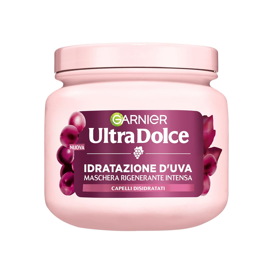 GARNIER ULTRA DOLCE TRAUBEN-FEUCHTIGKEIT REGENERIERENDE MASKE 340 ML