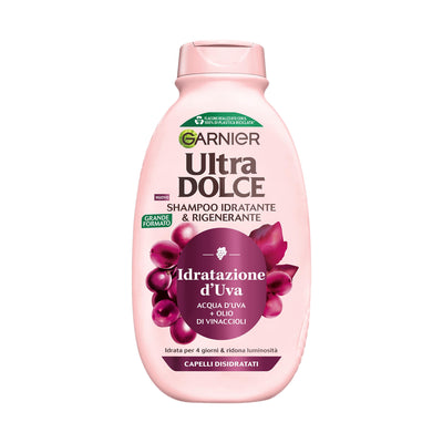 GARNIER ULTRA DOUX GRAPE HYDRATION MOISTURIZING SHAMPOO 400 ML