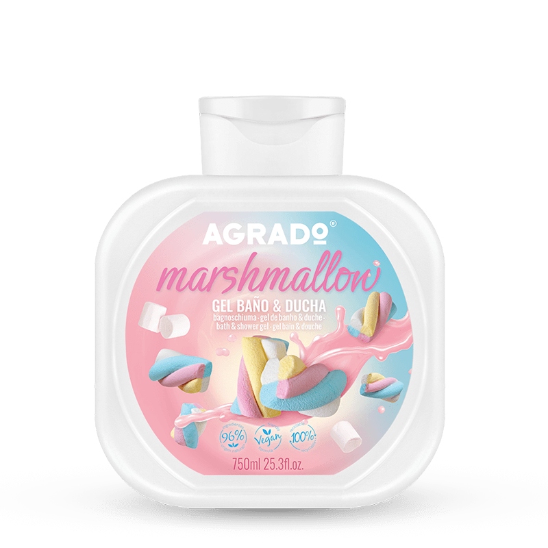 AGRADO DUSCH- UND BADEGEL MARSHMALLOW 750ML