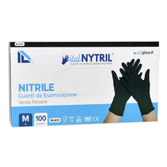 ITALNYTRIL GLOVES BLACK X100PZ M