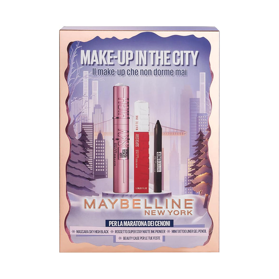 MAYBELLINE NEW YORK SOFT TOUCH BEUTEL + MASCARA + MINI-AUGENSTIFT