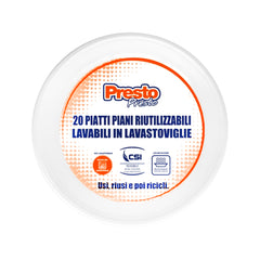 PRESTO PIATTI PIANI X20