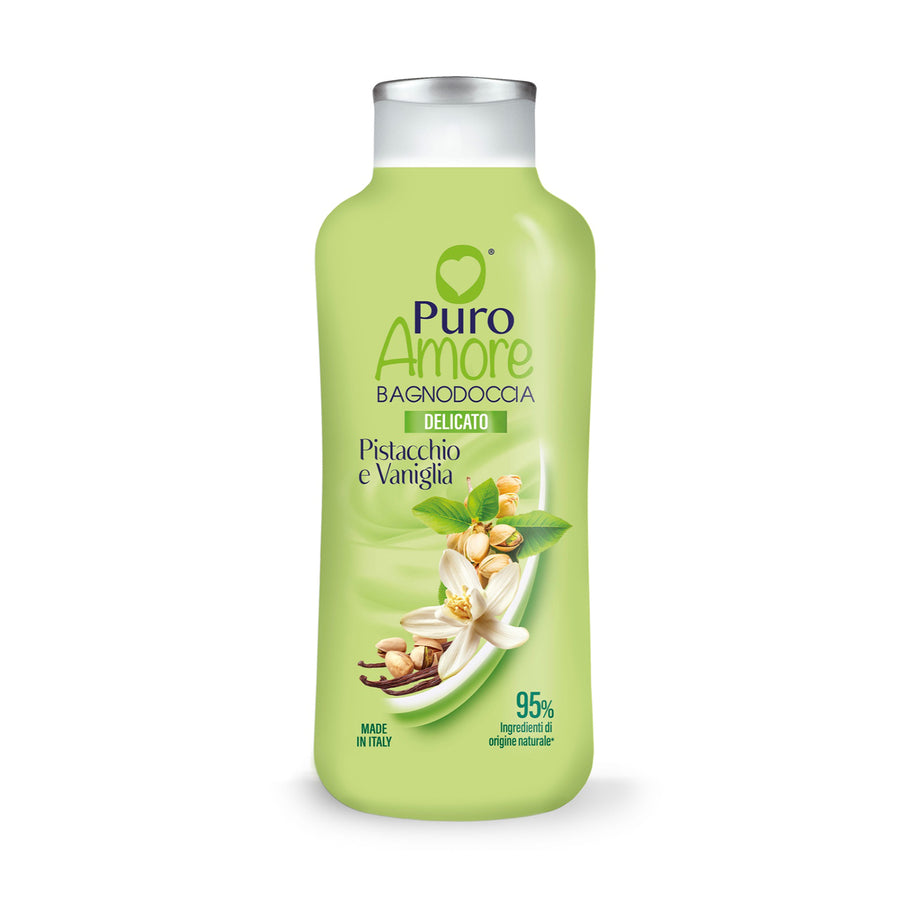 PURE LOVE SHOWER GEL 650 ML PISTACHIO AND VANILLA