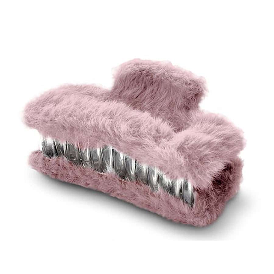 SETABLU RECTANGULAR PLUSH HAIR CLIP
