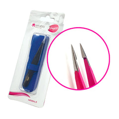 SETABLU STEEL EYEBROW TWEEZERS
