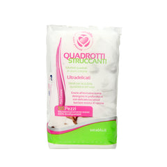 50 blaue Seiden-Make-up-Entferner-Pads