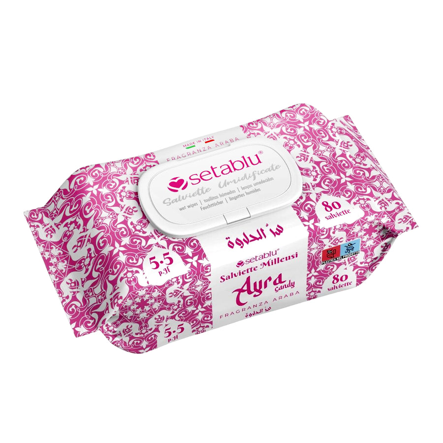 SETABLU MULTI-PURPOSE POP-UP WIPES X80 AYRA CANDY