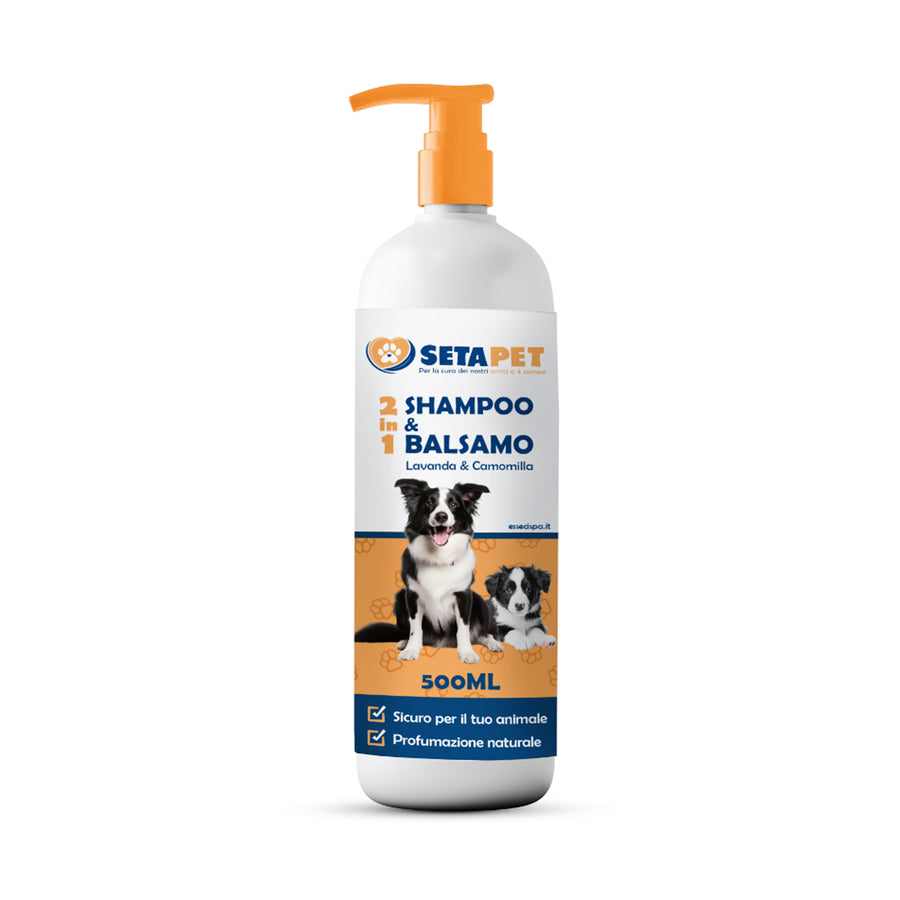 SETAPET 2-IN-1 SHAMPOO 500ML LAVENDEL UND KAMILLE