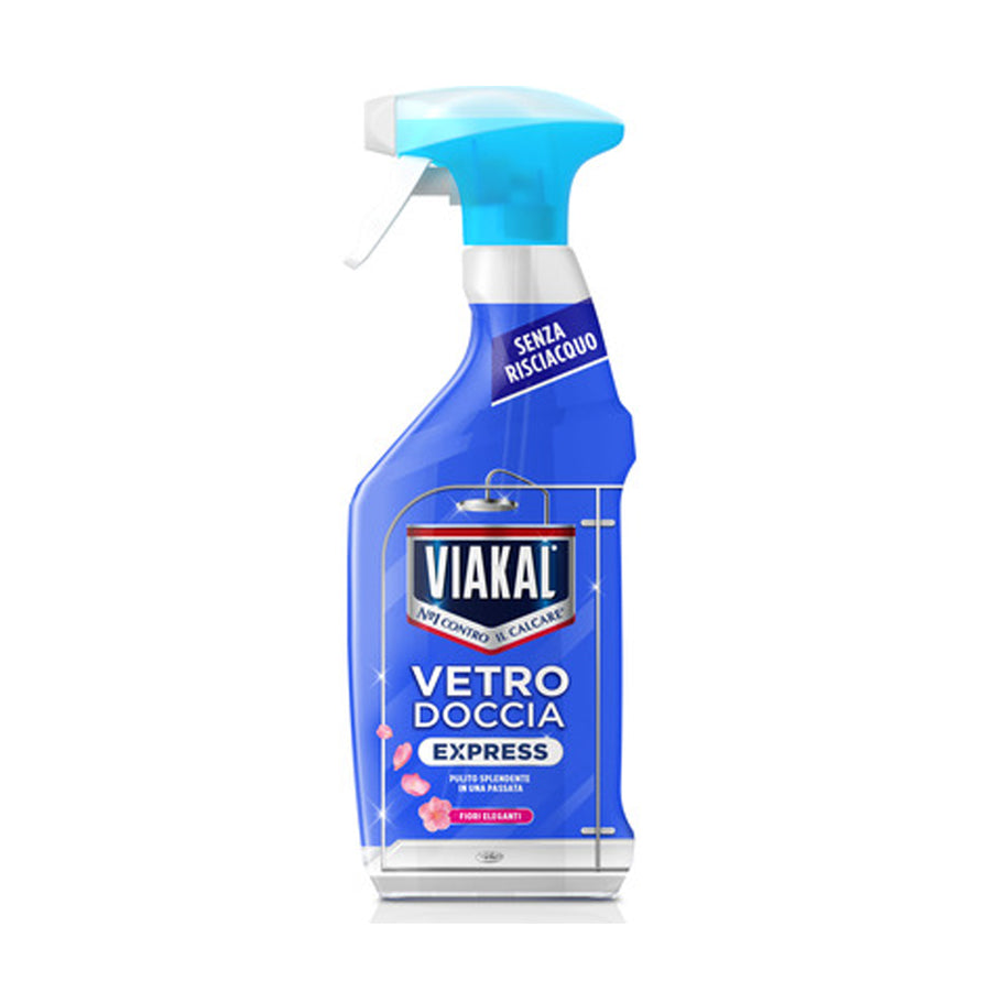 VIAKALG GLAS-DUSCHSPRAY 470ML ELEGANTE BLUMEN