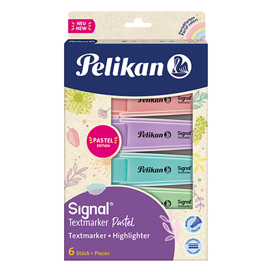 PELIKAN SIGNAL PASTEL EVIDENZIATORI X6