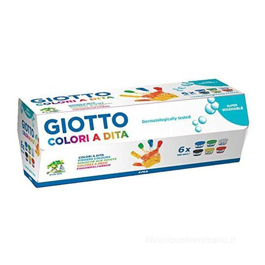 GIOTTO COLORI A DITA 100ML X6
