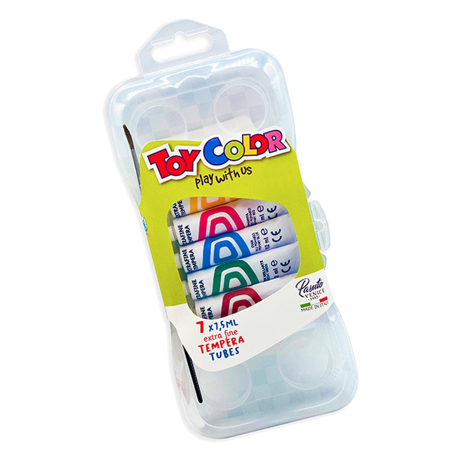 TOY COLOR TEMPERA IN TUBETTI X7
