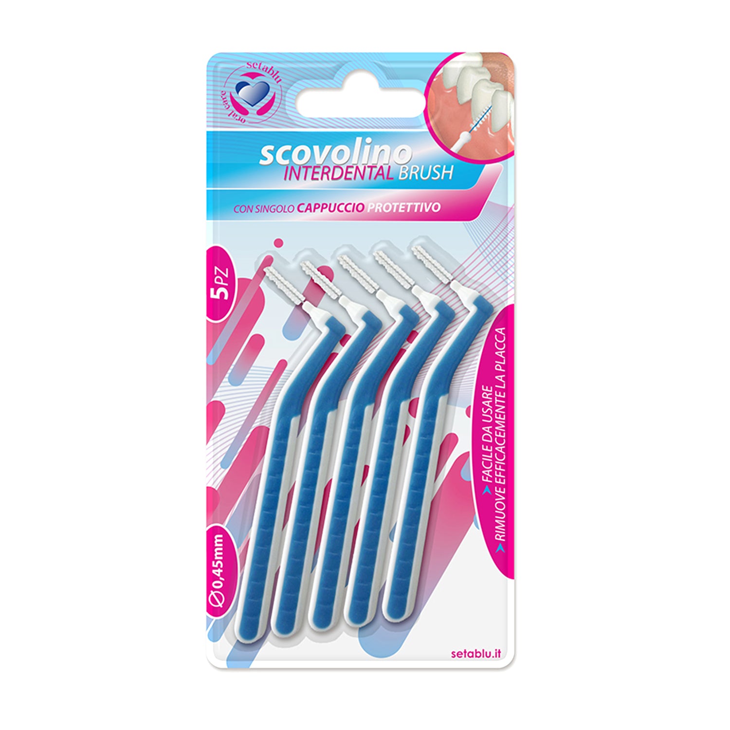 SETABLU SCOVOLINO CON CAPS X5