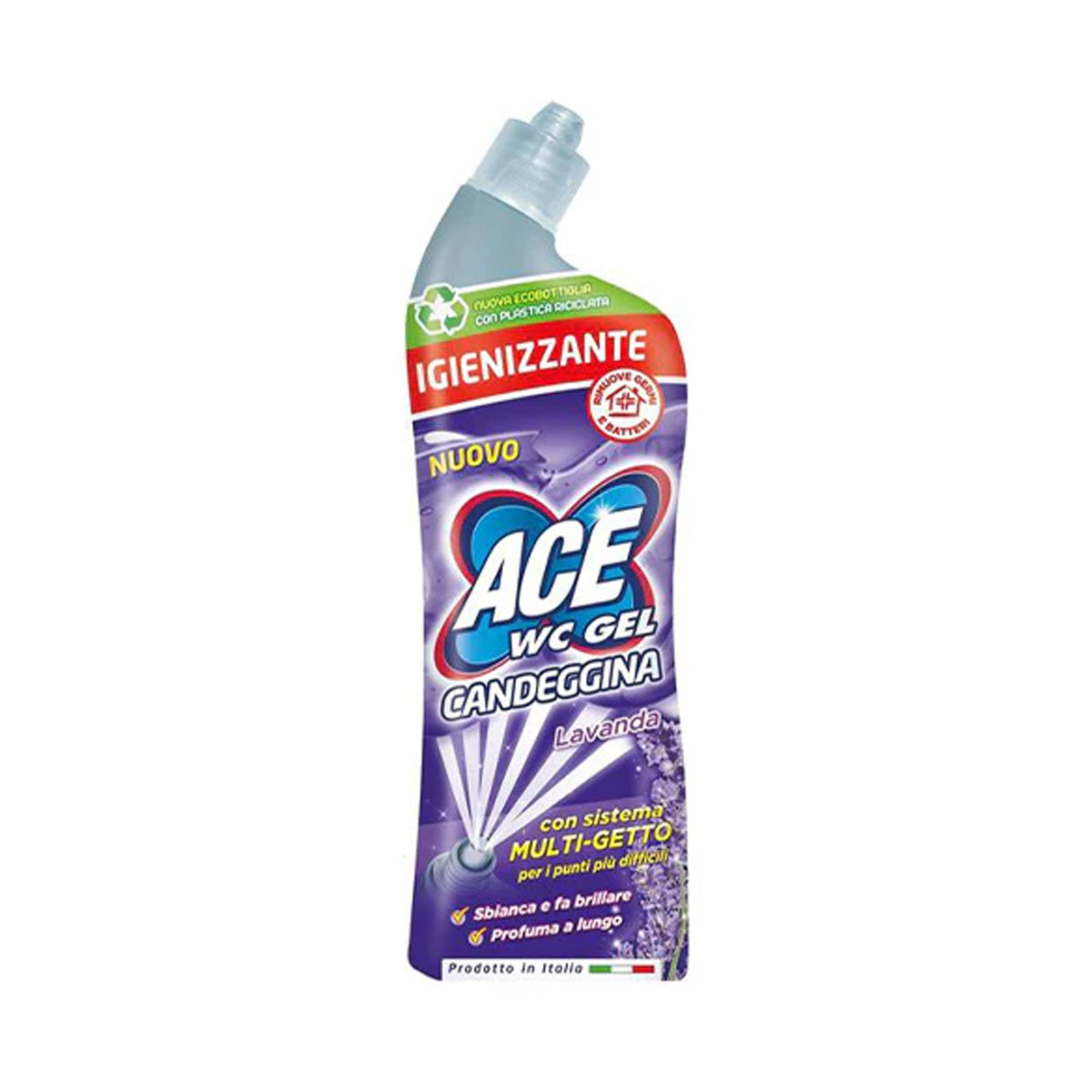 ACE WC-Gel Glitzer Bleiche Lavendel