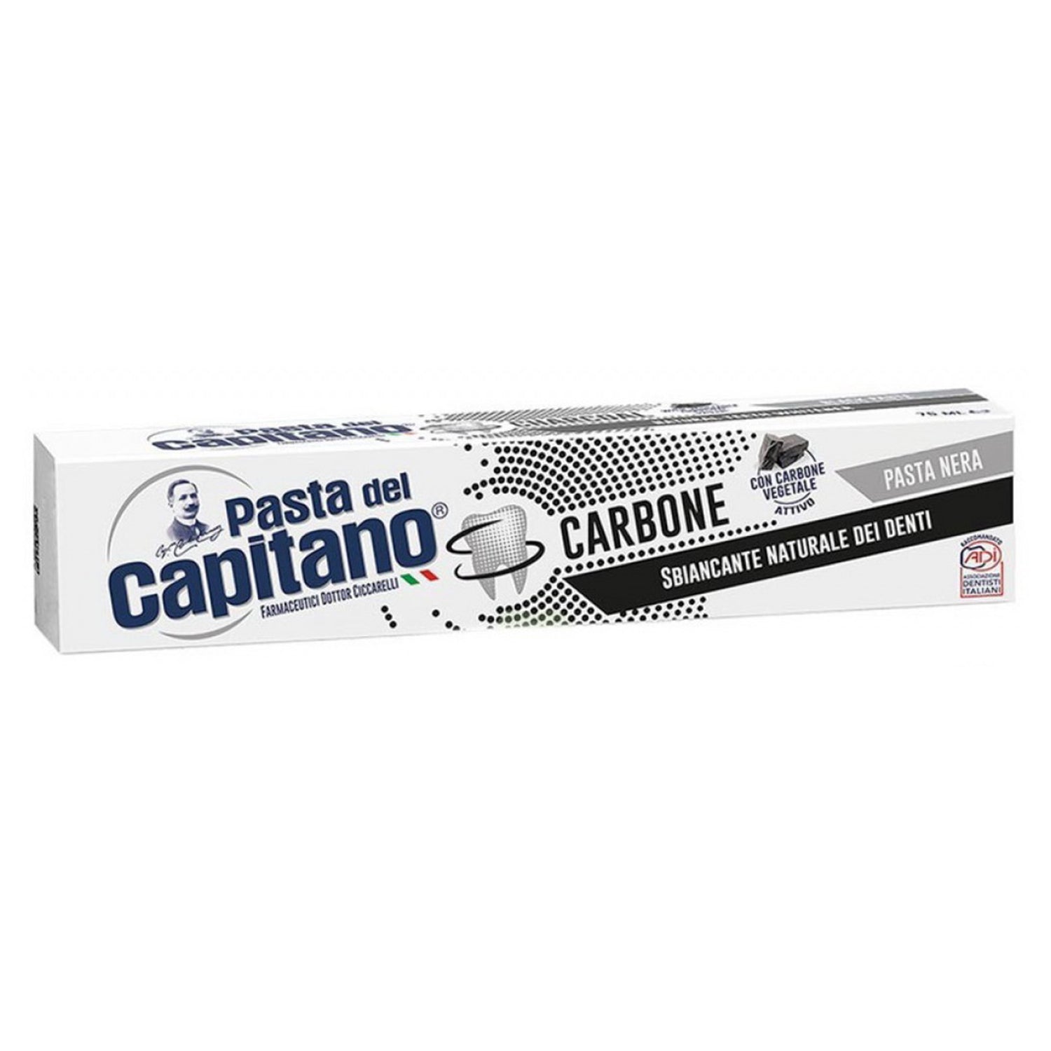 CAPTAIN TOOTHPASTE 100ML CHARCOAL