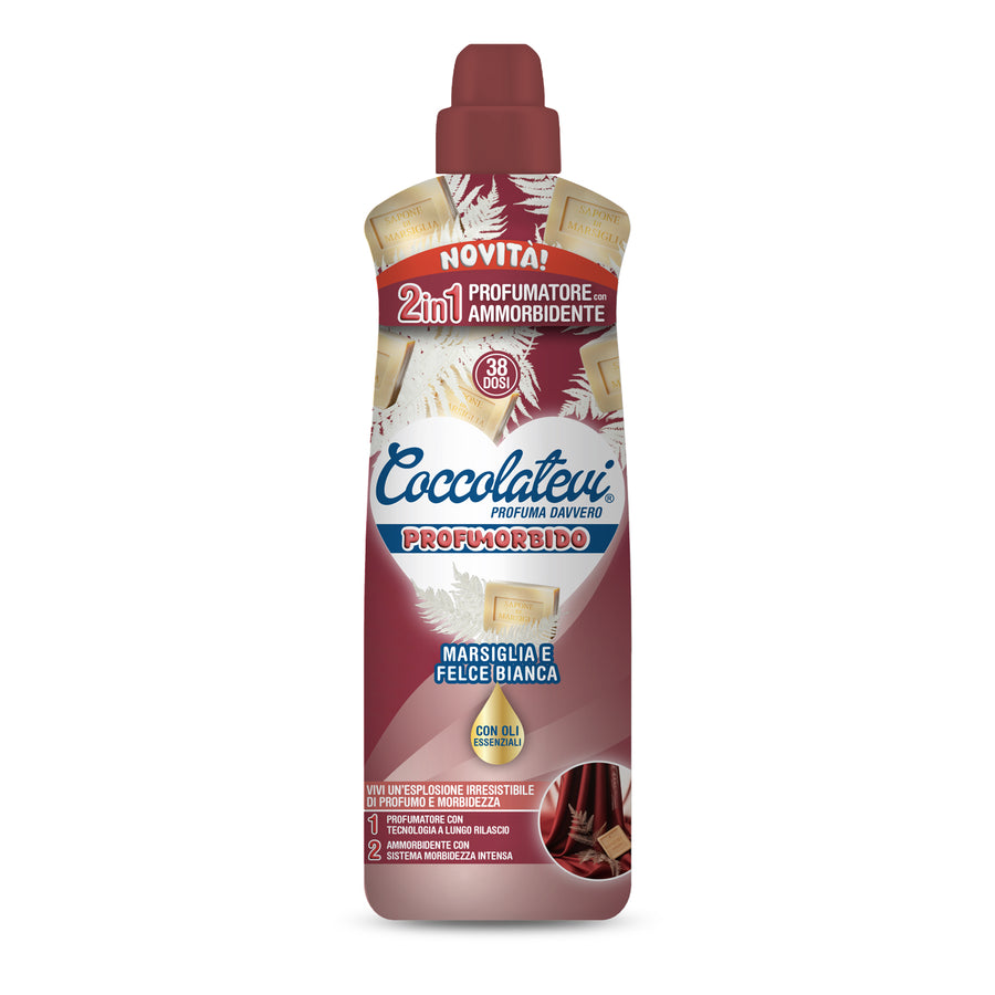 INDULGE YOURSELF 2IN1 FABRIC CONDITIONER MARSEILLE AND WHITE FERN 760ML