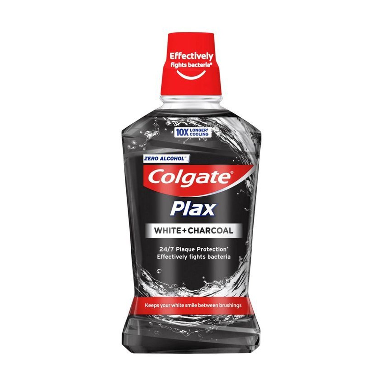 COLGATE MOUTHWASH 500ML PLAX CHARCOAL 