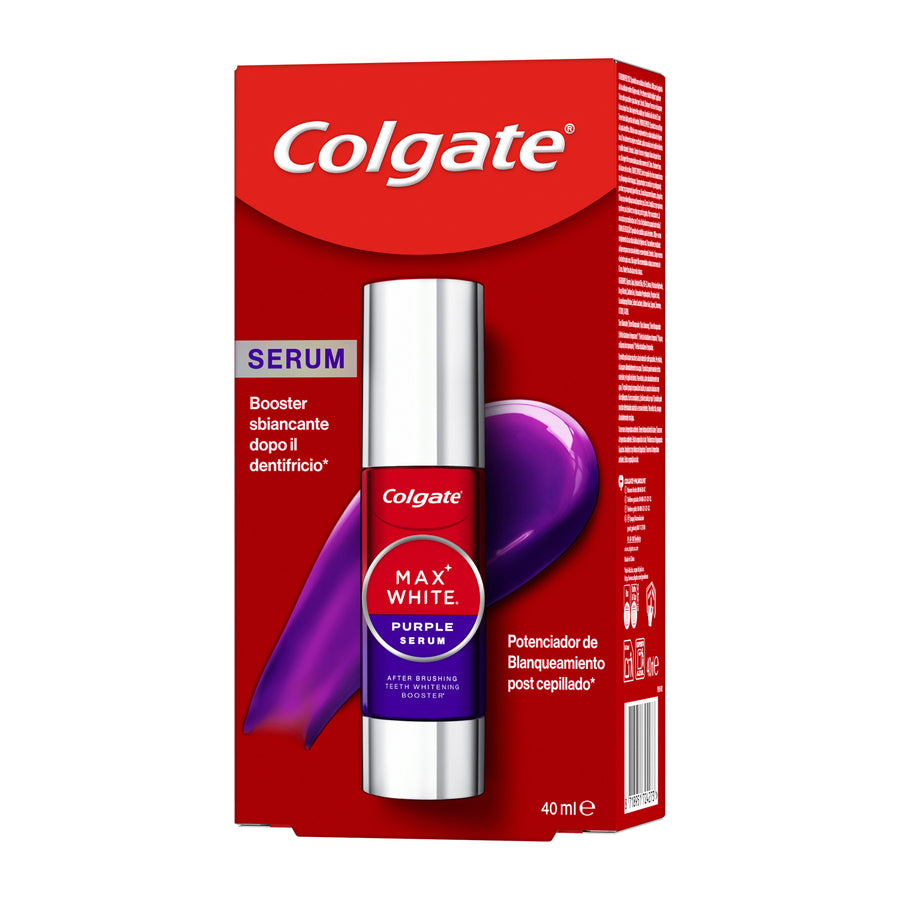 COLGATE MAX WHITE PURPLE SERUM WHITENING BOOSTER 40 ML