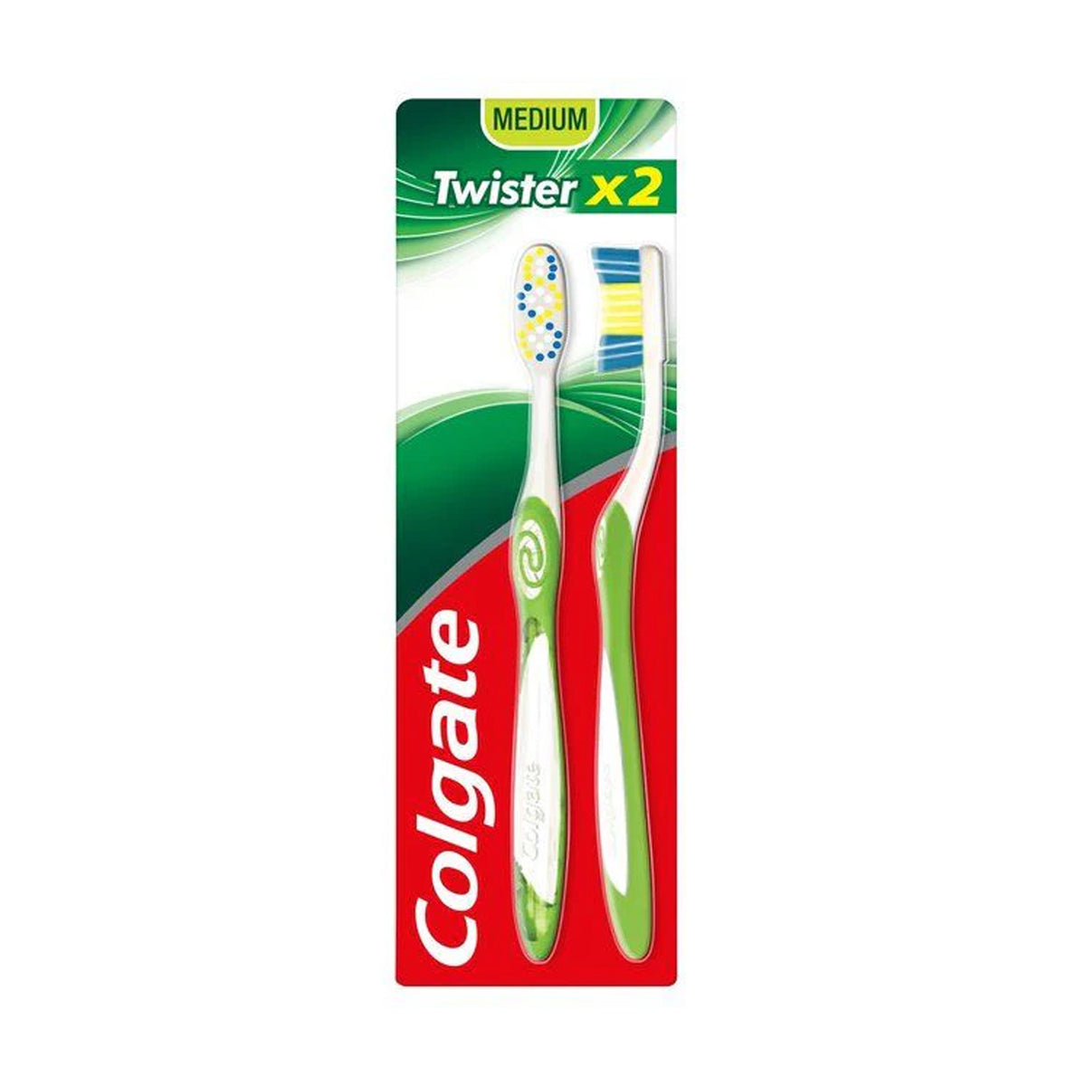 COLGATE TWISTER MITTLERE ZAHNBÜRSTE X2