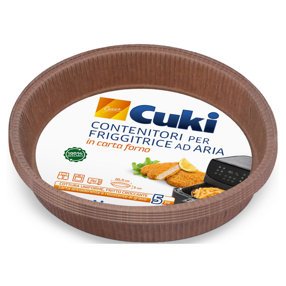 CUKI AIR FRYER CONTAINERS X5PCS 