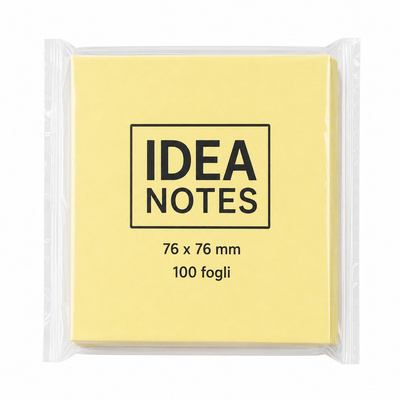 MEMO IDEA NOTES 76X76 GIALLO PASTELLO