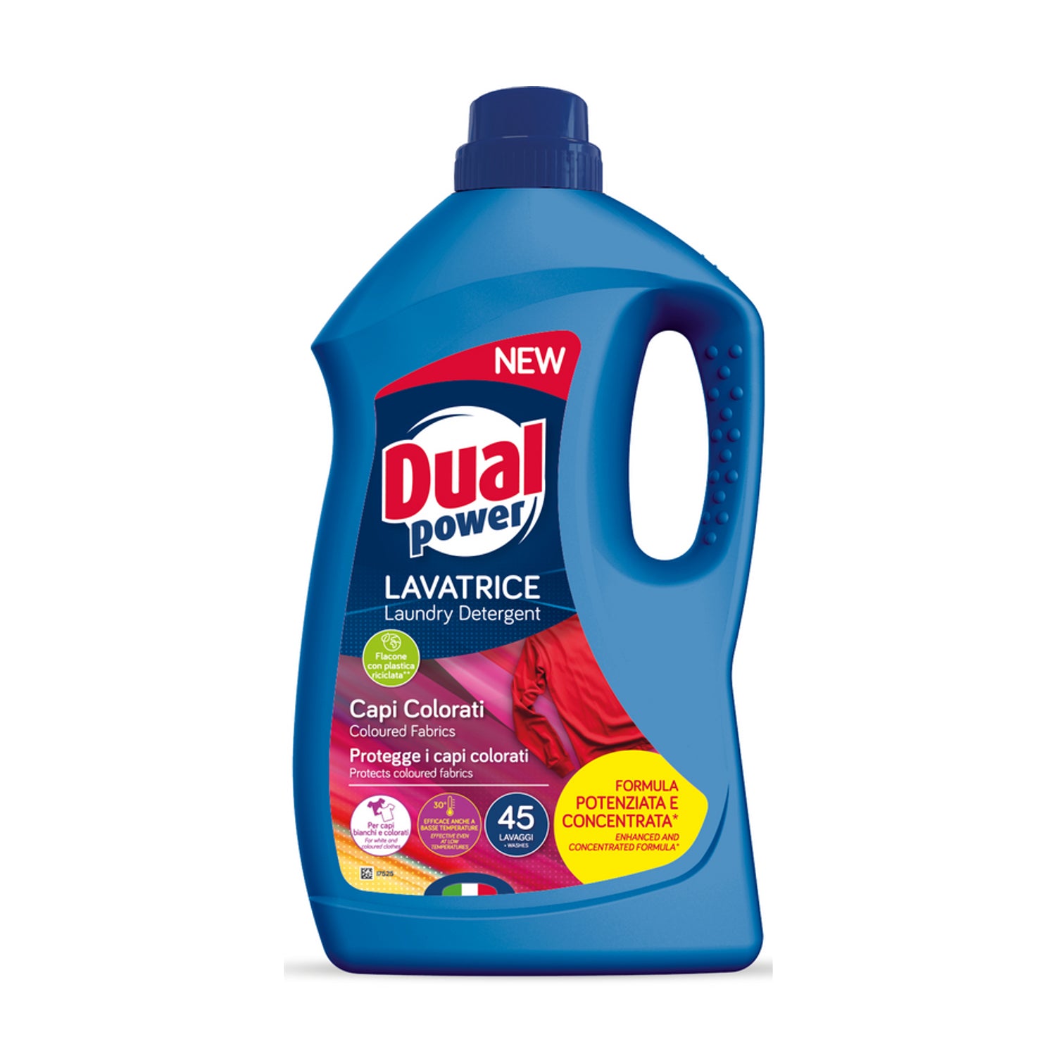 DUAL POWER LAVATRICE 45LAV CAPI COLORATI