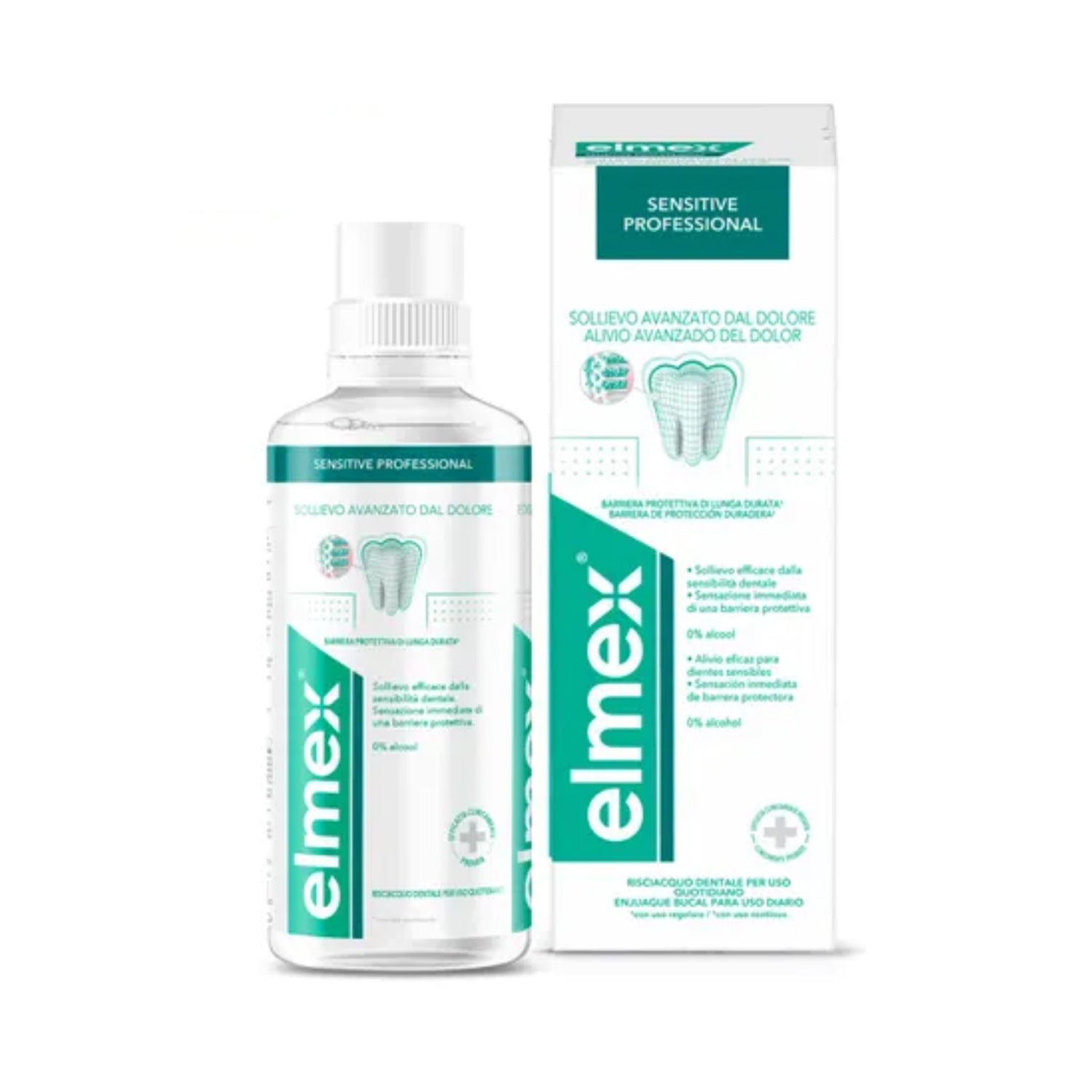 ELMEX SENSITIVE MOUTHWASH 400ML