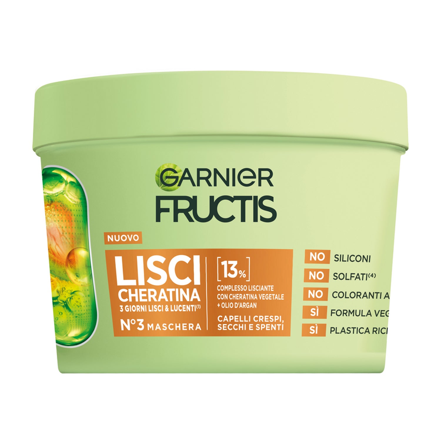 FRUCTIS MASK 370ML SMOOTH KERATIN