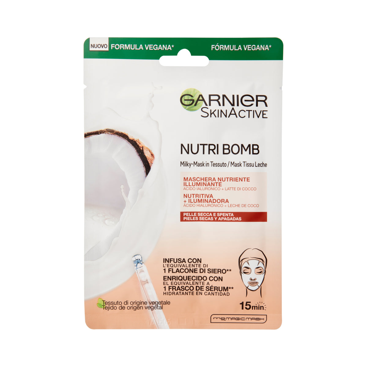 GARNIER SKINACTIVE MASCHERA VISO NUTRI BOMB PELLE SECCHE E SPENTE