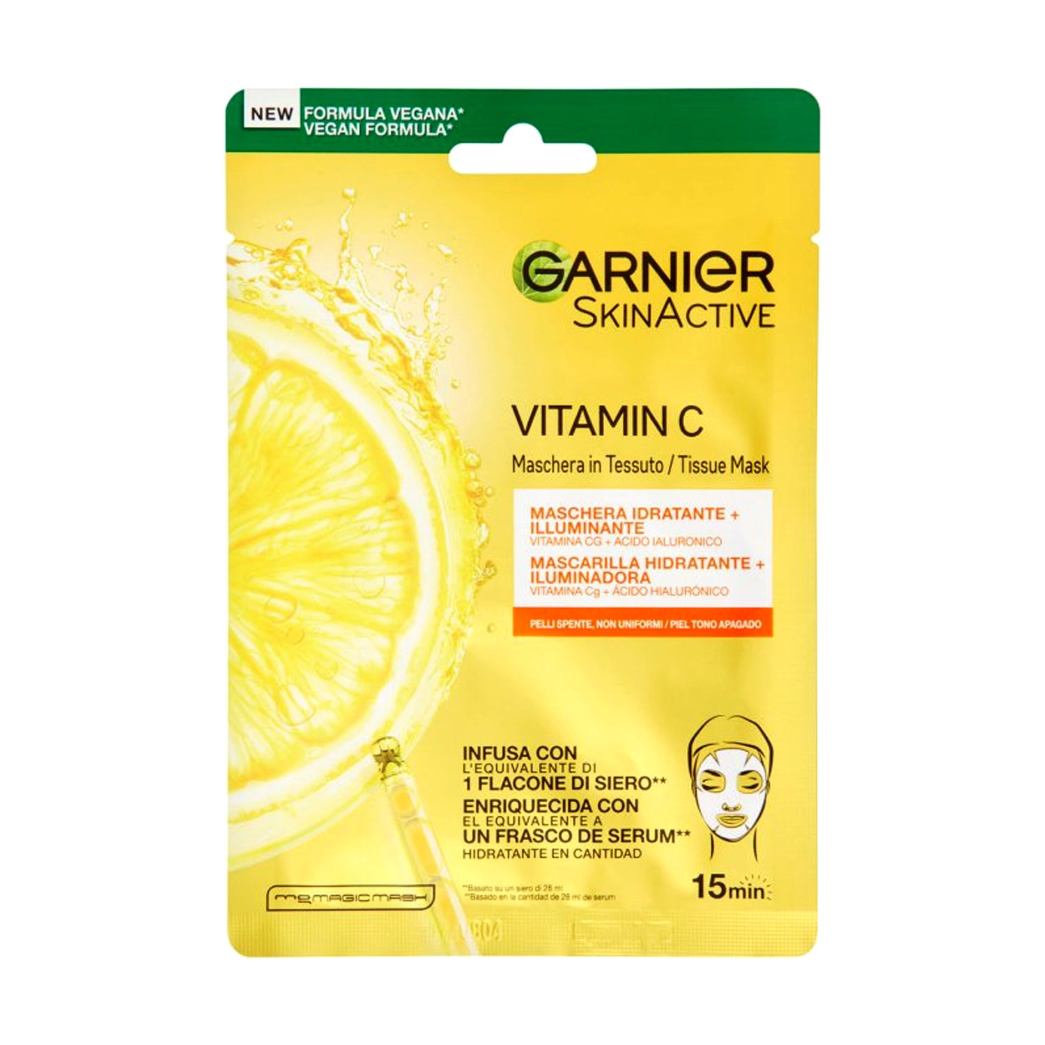 GARNIER SKINACTIVE MASCHERA VISO VITAMINA C
