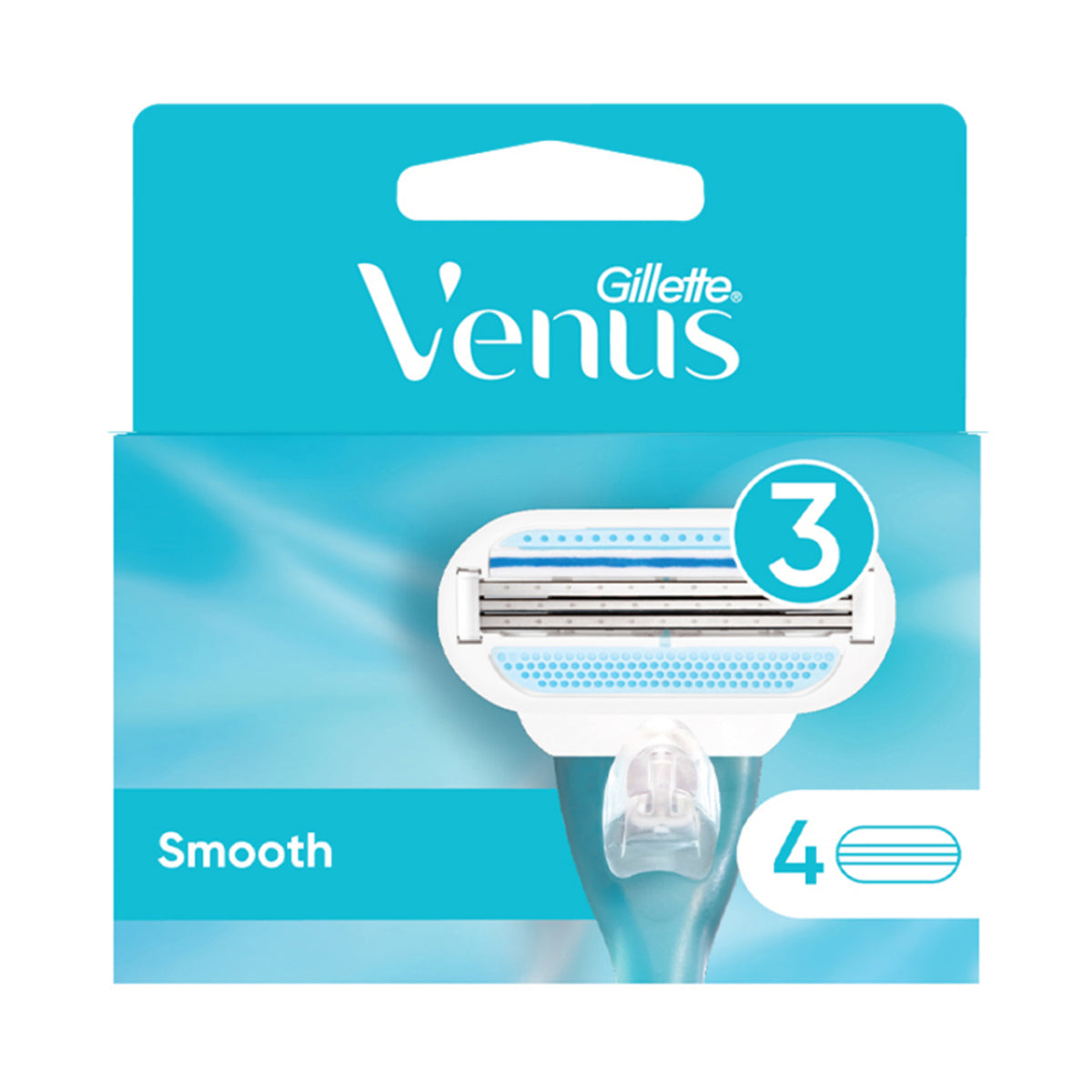 GILLETTE VENUS SMOOTH 3LAME X4 RIC