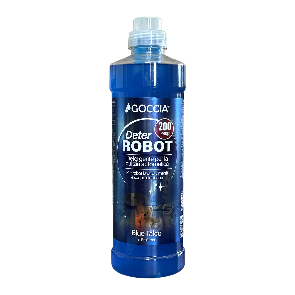 GOCCIA DETER ROBOT BLUE TALCO 1L