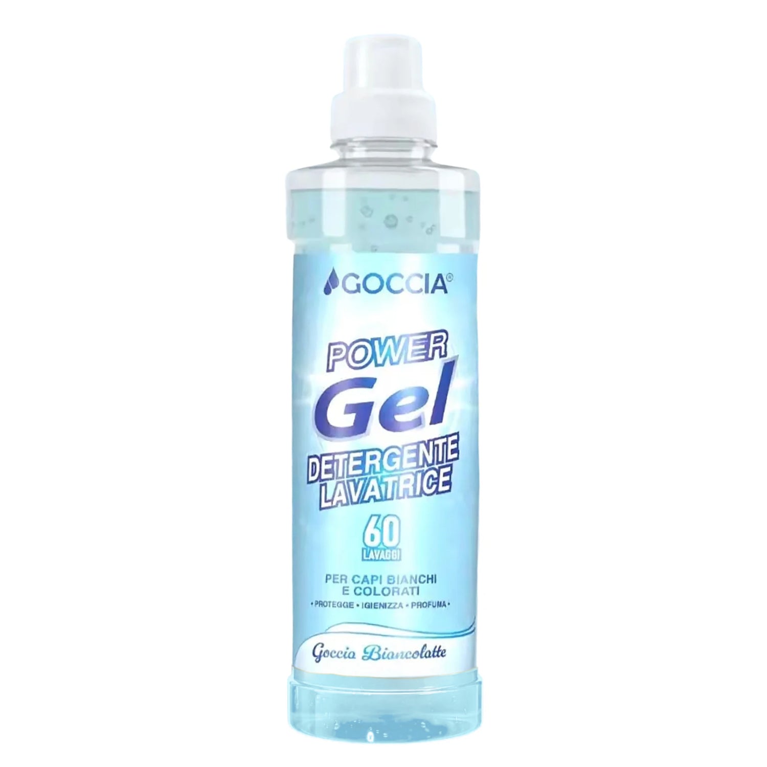 GOCCIA LAVATRICE POWER GEL BIANCO LATTE