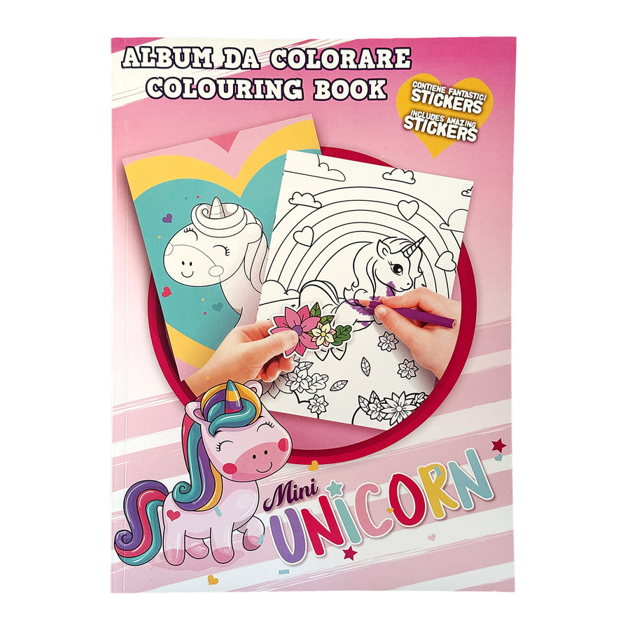 COLOURING BOOK UNICORNO