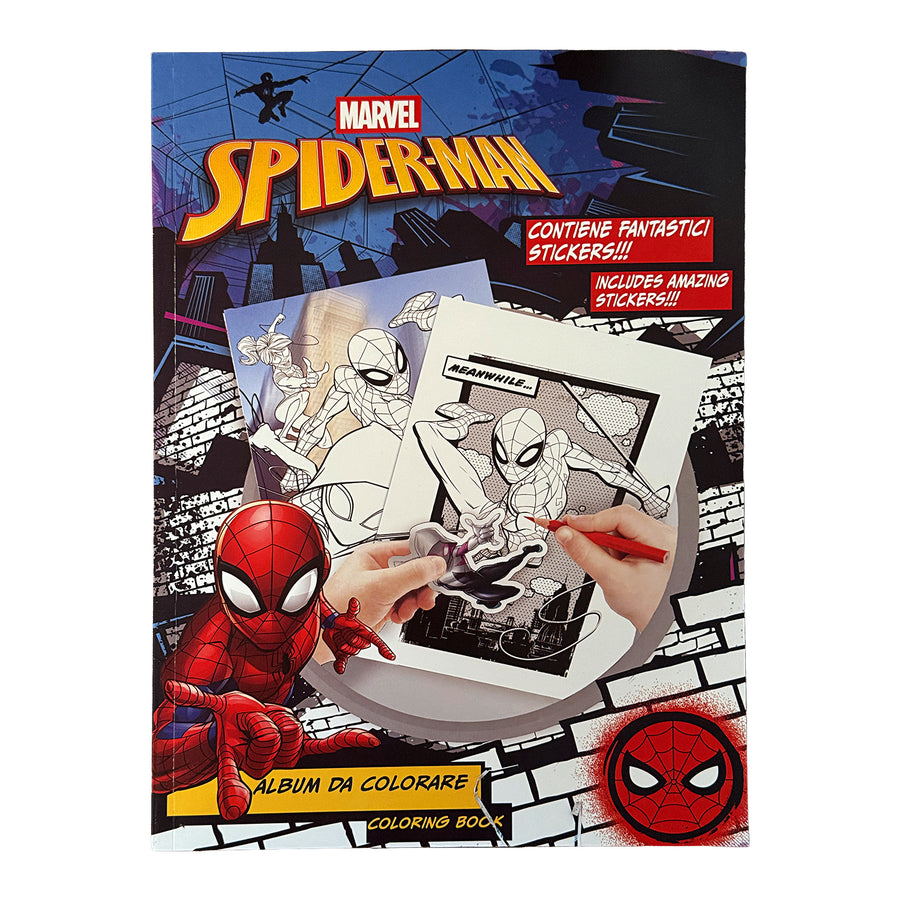 COLOURING BOOK SPIDERMAN
