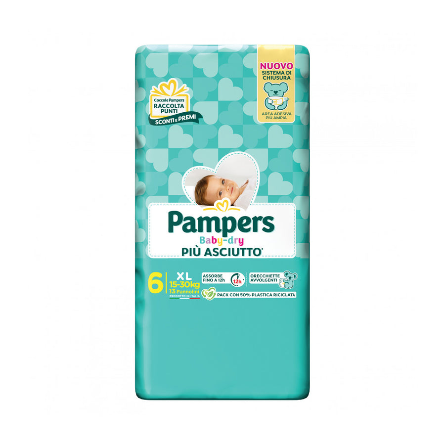 PAMPERS BABY DRY 6 15-30KG 13PZ