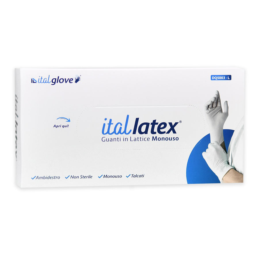 ITALATEX LATEX GLOVES X100PZ L