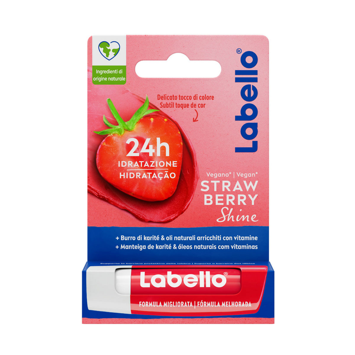 LABELLO BURRO LABBRA 4,8GR STRAW BERRY SHINE