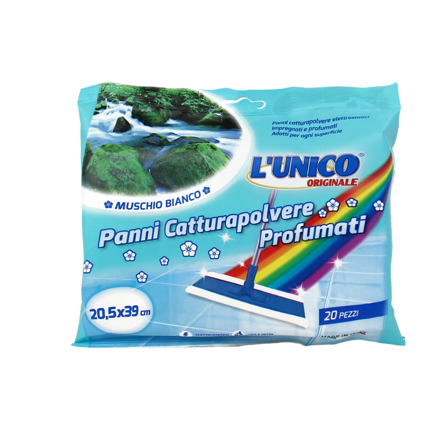 THE ONLY WHITE MUSK DUST-CATCHING CLOTHS