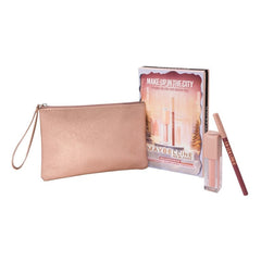 MAYBELLINE NEW YORK GLITTER POUCH + LIP GLOSS + LIP MAT