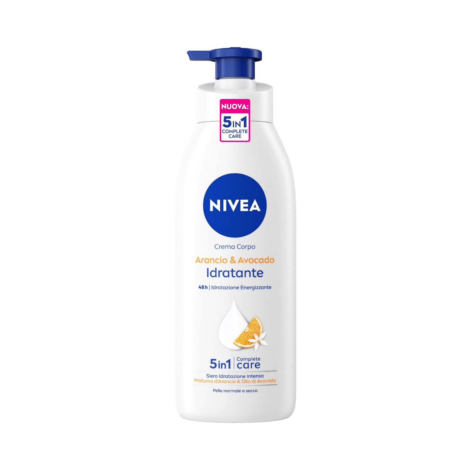 NIVEA BODY PUMP 500ML ORANGE &amp; AVOCADO