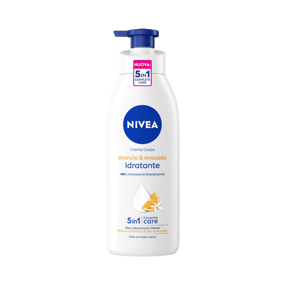 NIVEA BODY PUMP 500ML ORANGE &amp; AVOCADO