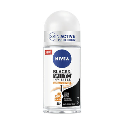 NIVEA DEO ROLL ON 50ML B&W INVISIBLE ULTIMATE