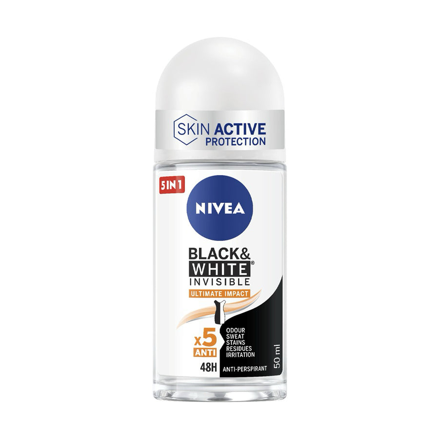 NIVEA DEO ROLL ON 50ML B&W INVISIBLE ULTIMATE