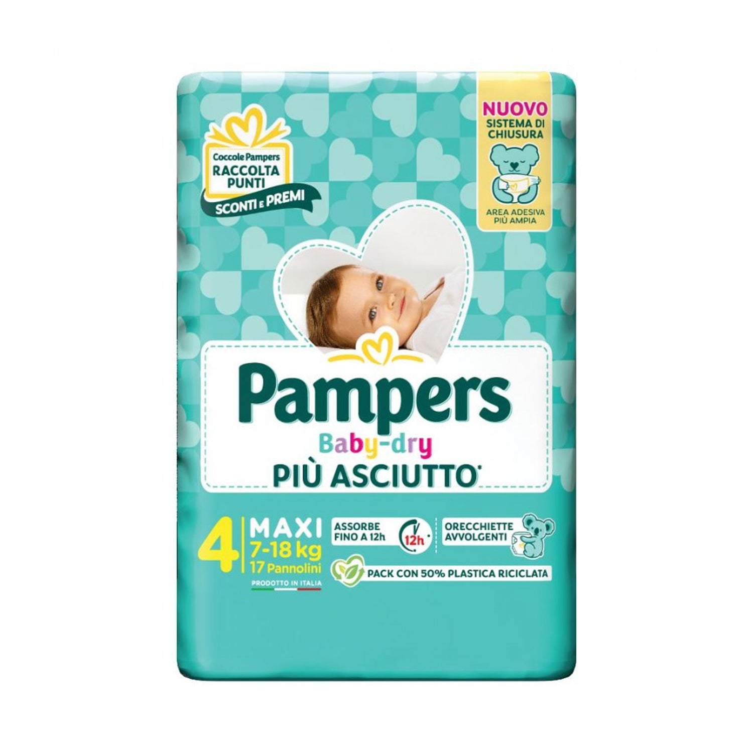 PAMPERS BABY DRY  7-18KG 17GR