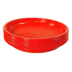 ROTE TELLER X20 STÜCK TIEFGEKRAFT