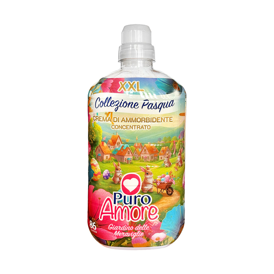 PURE LOVE CONCENTRATED FABRIC SOFTENER XXL 86 WASHES WONDERS