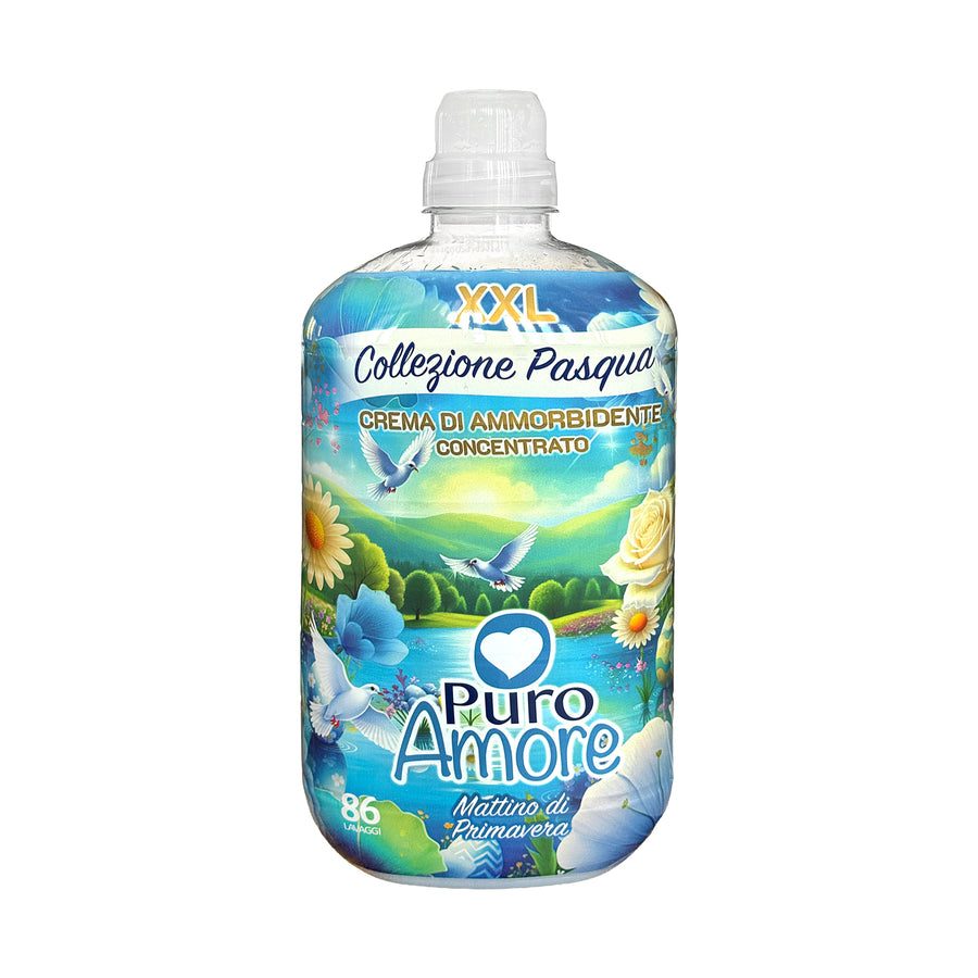 PURO AMORE CONCENTRATED FABRIC SOFTENER XXL 86 WASHES SPRING
