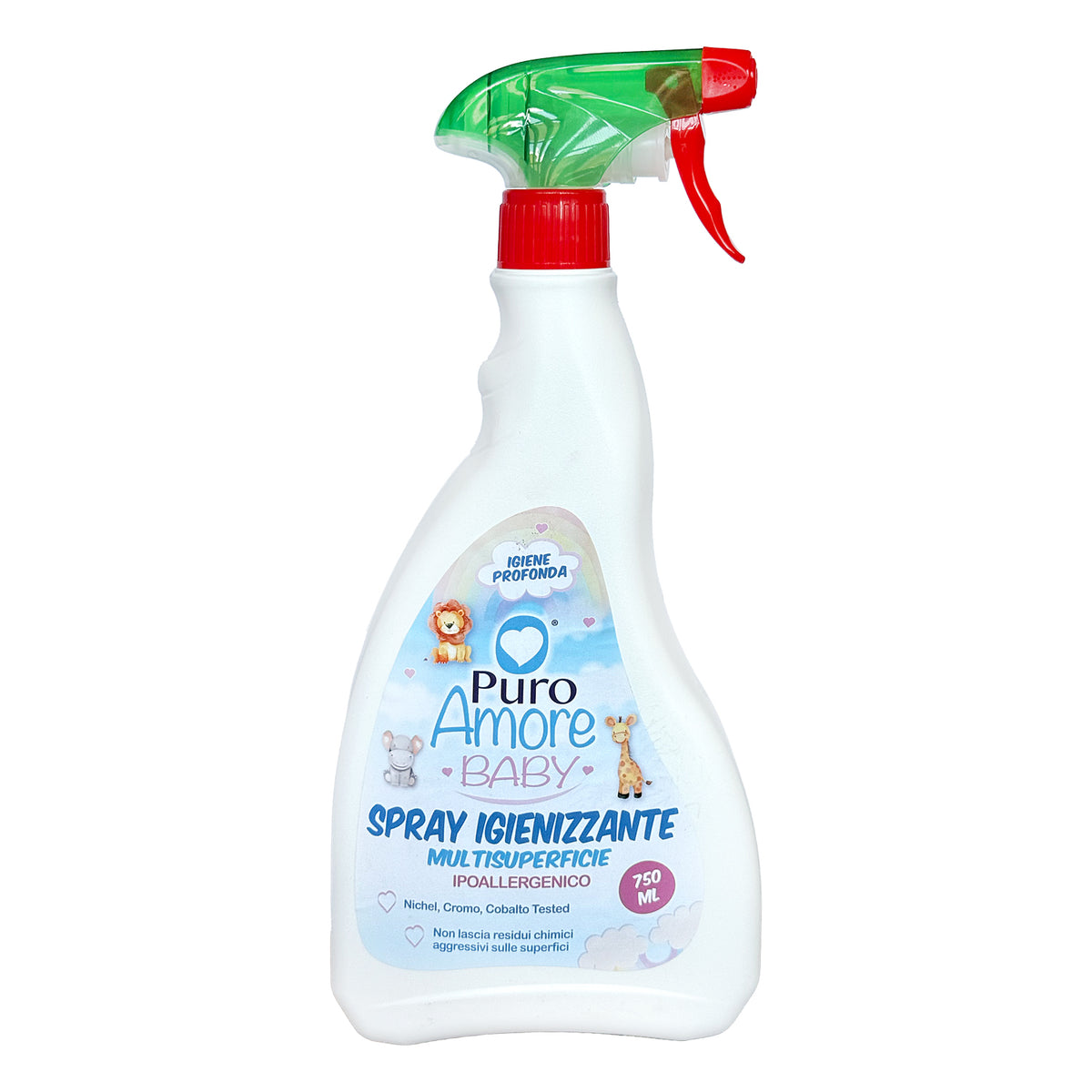 PURO AMORE BABY SPRAY IGIENIZZANTE IPOALLERGENICO 750ML